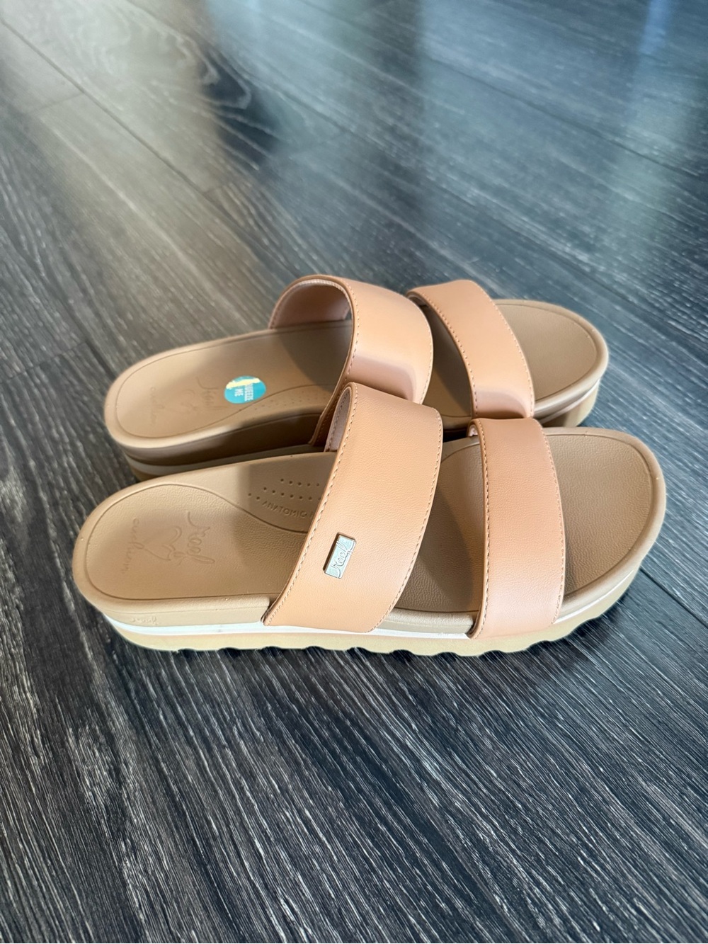 Like 🆕 Reef Vista Cushion Hi Platform Sandal Arch Support Natural - Picture 2 of 8